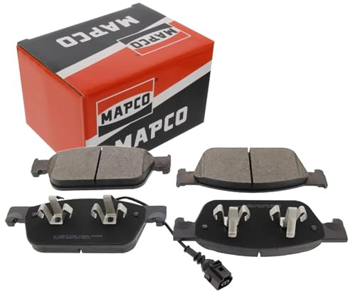 MAPCO Bremsbeläge vorne (Satz) 6992 Vorderachse | Kompatibel mit: VW MULTIVAN T5, MULTIVAN T6, TRANSPORTER T5 Bus, TRANSPORTER T5 Kasten