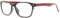 Original Wales Lesebrille Holz rot - Größe: Dioptrien 3 - Farbe: Rot - Unisex