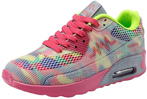 Femmes Baskets Mode Chaussures De Sport Running Marche Plate-Forme éTé Pas Cher Chic Mesh Respirant Absorbant Les Chocs Chaussure Confort Sneakers (40 EU, Vert)