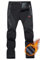 TACVASEN Herren Gefüttert Outdoorhose Wasserdicht Winterhose Warme Wanderhose Berghose Winddicht Warm Softshellhose, Schwarz, 40