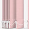 MADE TO MEASURE VERTICAL BLIND REPLACEMENT SLATS LOUVRES by Homesmart Blinds 89mm 3.5 HUGE CHOICE OF FABRICS (Baby Pink, Made To Measure)