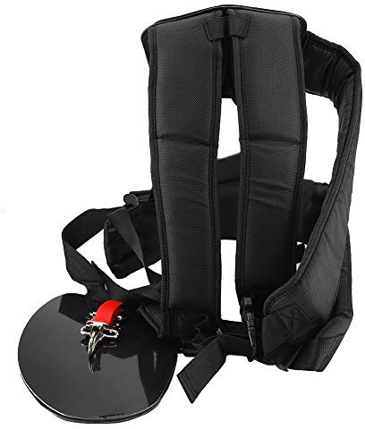 Recortadora universal Correa de arnés Recortadora ajustable Correa de hombro doble Cortacésped Cinturón en forma de M de nailon para desbrozadora Accesorio para césped de jardín