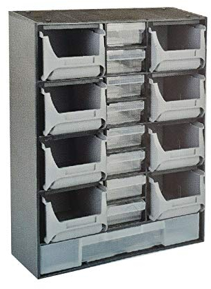 17 Multi Drawers 9 Bin Rack Parts Organiser Storage Cabinet Tool DIY Box