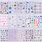 FineInno 15 Blätter Harz Aufkleber Epoxidharz Füllmaterial, Resin Stickers, Holographische Transparent Aufkleber für Silikonformen, DIY Harz Handwerk, Scrapbooking