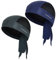 HASAGEI Sports Bandana Cap, Biker Bandana Cap, Kopftuch Herrem Damen, Sommermütze Fahrradmütze, Elastizität Atmungsaktiv Schweißableitender Quick Dry Kopfbedeckung (Grau+Blau)