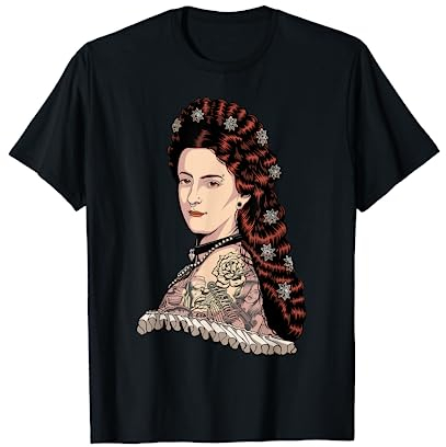 Kaiserin Elisabeth von Österreich Portrait - Hipster Sissi T-Shirt