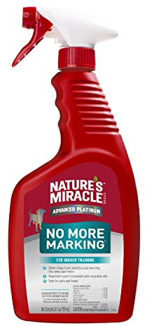 Nature's Miracle Advanced Platinum No More Marking, Helps Discourage Repetitive Dog Marking, 24 oz