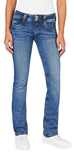 Pepe Jeans Damen Gen Jeans, Blau (Denim-xv6), 26W / 32L EU