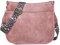 NICOLE & DORIS Frauen Umhängetasche Damen Handtasche Schultertasche Leder PU Satchel Tasche Multi-Pocket Crossbody Bag Damen Messenger Bag Shopper Tragetasche Rosa