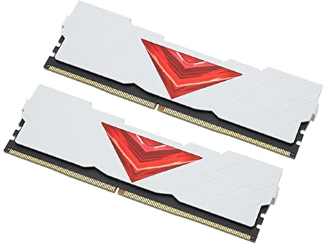 ciciglow DDR4-RAM-Modul, 2 Stück 8 GB DDR4 3200 MHz 25600 Bandbreite 1,35 V CL 18 22 22 42 Desktop-PC-Computerspeicher, Plug-and-Play (Weiss)