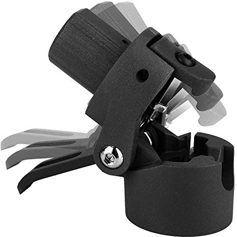 Dioche Roller-Teile, Elektro-Scooter-Teile, Aluminiumlegierung, Schwarze Klappstange, Ersatz-Ersatzteile für M365 Elektro-Scooter (schwarz)