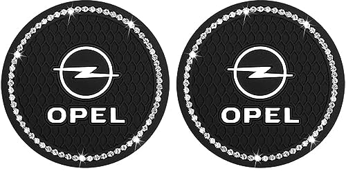FESTAS 2 Stück Auto Getränkehalter Untersetzer, für Opel Astra H G J rutschfeste Getränkehalter Untersetzer Auto Untersetzer Getränkehalter