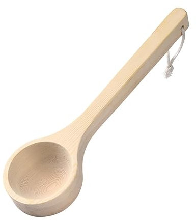 rockible Fornitura di Cucchiai per Sauna Cucchiaio per Mestolo Fatto a Mano per Sauna, Cucina Spa