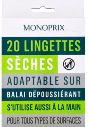 Monoprix Lingettes dépoussiérantes - 20 unit{s