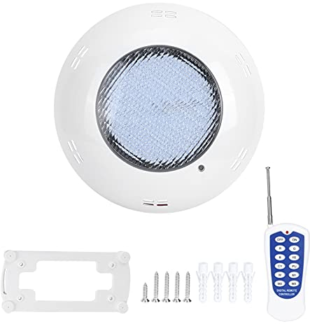 Topyond Luces Para Piscina Luz De Pared Para Piscina De 45W 460LED - Iluminación Subacuática Impermeable IP68 - Luces LED Para Piscinas De 12V CA Para Piscinas Enterradas Sobre El Suelo