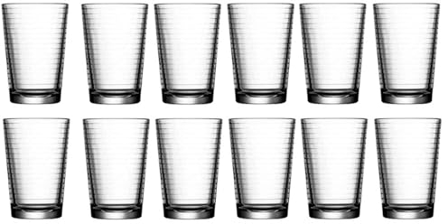 JORISELECTION LOT DE 12 VERRES À EAU 215 CC LOOP