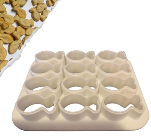 2pcs Gold Fish Mold Cutter, Gold Fish Cracker Cutter,Gold Fish Cookie Cutter,Animals Cookie Cutter for Fondant, Chocolate, Sugar, Clay, Baking Cookie Cutters