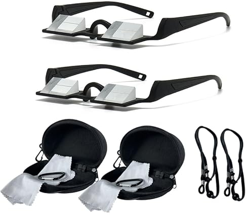 laoyuandamai Klassische Sicherungsbrille für Klettern, stabile und bequeme Prismenbrille, 2 Stück