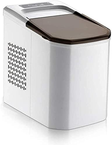 Ice Maker Desktop Household Freezer 15Kg/ 24 H with Removable Basket and Ice Scoop Qand Easy to Operate