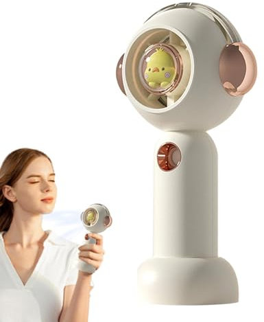 Ventilatore con nebulizzatore d'acqua | Ventola di raffreddamento ad alta capacità regolabile | Ventilatore portatile a basso rumore per viaggi, attività all'aperto, picnic, interni, case