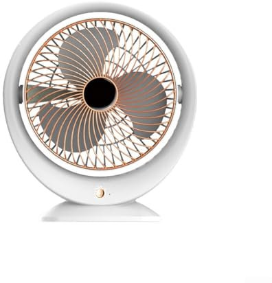Potente ventilador USB grande, portátil y silencioso, para escritorios, dormitorios, oficinas (USB -dorado)