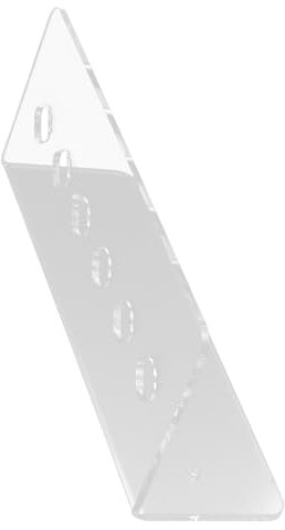 TOVINANNA 3pièces Support Mural Acrylique Transparent Pour Ciseaux De Coiffure Organisateur à Compartiments Pour Salon Et Maison