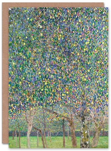 Artery8 Gustav Klimt Art Card Pear Tree Orchard Landscape