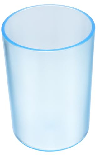 CLISPEED Transparenter Zahnputzbecher Wasserglas Aus Robustem Kunststoff Für Badezimmer Und Trinkzwecke Mit Glattem Porenfreiem Design Kindersicher Und Vielseitig Einsetzbar