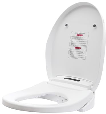 Intelligenter Elektronischer Toilettensitz Mit Heizfunktion Warmlufttrocknung Automatischer Absenkfunktion Elektrischer Dusche Beheizbare Toilette Runder Toilettendeckel AusgewäHlte Materialien