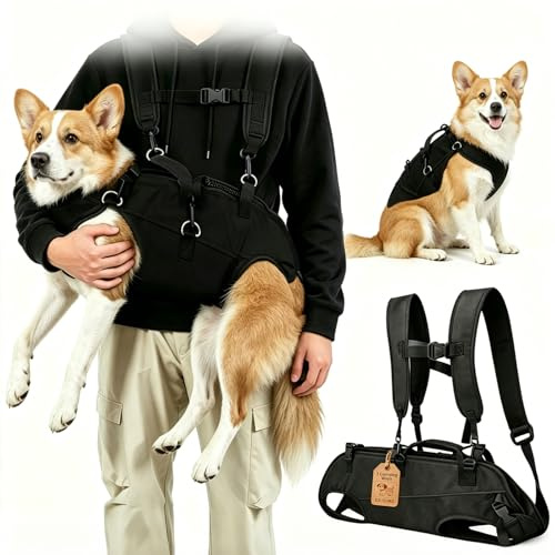 Biigdan Grand Transport pour Chien Corps Entier,Sac a Dos Chien Bandoulière