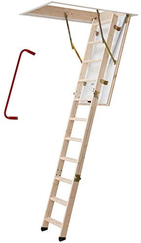 DOLLE Bodentreppe wärmegedämmt U-Wert 1,16 130 x 70 cm Lichte Raumhöhe bis 285 cm