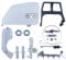 Chain Brake Band Handle Lever Clutch Cover Tensioner Fit for STIHL MS180 MS170 017 018 Chainsaw Replacement Parts