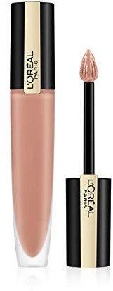 L'Oréal Paris - Tinta de Labios Líquida Mate - Rojo Firma - Tono: I empower, Nude (110) - 7 ml