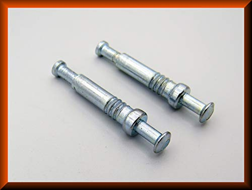 Nolte 4 x SK-Dübel Zwischendübel Doppelbolzen Verbindungsstift Schrankverbinder Dübel Bolzen Metall