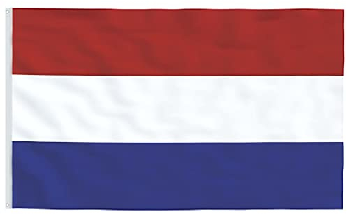 vidaXL Bandera de Holanda Holandesa Países Bajos Nacional Mostrar Manifestar Espíritu Patriótico en Jardín Exterior en Eventos Deportivos