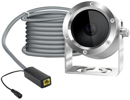 Barlus Underwater Camera, Aquarium Live Streaming Pond 5MP Camera with 32ft Cables