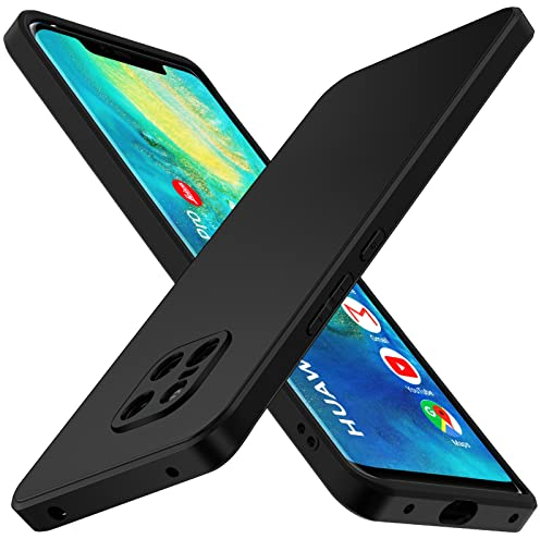 iVoler Cover in Silicone per Huawei Mate 20 PRO con Protezione della Fotocamera, Ultra Sottile Custodia in TPU Morbida Anti-Graffio Antiurto Protettiva Case, Nero