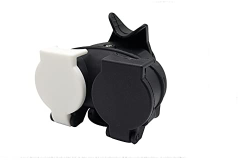 VOANZO Adaptateurs de Prise de remorque Adaptateur de remorque 13 Broches vers Double Adaptateur 7 Broches 12V 12N 12S Prise de Conversion pour remorque de Caravane