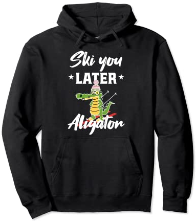 Skifahrer Skifahren Geschenk Ski you later Pullover Hoodie