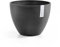 ECOPOTS Fioriera Antwerp grigio scuro – Diametro Ø 40 cm rotondo grande – Vaso per piante in plastica riciclata, moderno per interni ed esterni