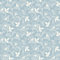 Yullpaper Blue Floral Wallpaper Vinyl Wrap for Furniture Self Adhesive Blue Wall Paper roll Living Room Bedroom Vintage Sticky Back Plastic Botanical Wallpaper Worktop Vinyl Covering 44.5 X 300cm