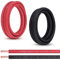 Shirbly 4 Gauge Battery Cable, 3 Meters Red + 3 Meters Black 4 AWG Pure Copper Wire Welding Cable, Flexible EPDM Insulation Jacket, for Automotive, Battery, Solar, Marine and Generator