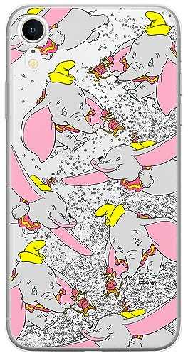 ERT GROUP mobile phone case for Apple Iphone XR original and officially Licensed Disney pattern Dumbo 016 optimally adapted to the mobile phone, with glitter overflow effect