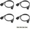 GINTOOYUN Cable de Extensión RGB de 3 Pines a SM Cable Adaptador Macho ARGB 5V Direccionable para Ventilador, Tira LED PC (0,98ft)(Estilo 3)