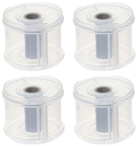 GetCoupon Washi-Tape-Spender, transparenter Klebebandabroller, Washi-Tape-Organizer, Klebebandhalter, für Heimwerker, Handwerk, Bürobedarf, 4 Stück