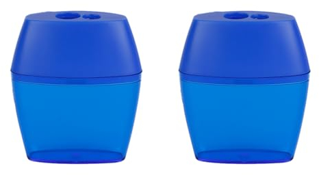 Eagle 2-Loch-Bleistiftspitzer funktioniert gut für normale Bleistifte, Farbstifte und Buntstifte, dunkelblau