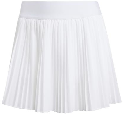 adidas Women's Club Pleated Climacool Tennis Skirt, White, L