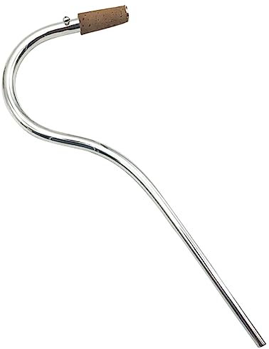 Versilbertes Fagott-Mundstück für Holzblasinstrumentente, 20,7 cm, 21,5 cm Länge, optional