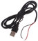 1 câble d'extension USB 2.0 A mâle 5 V et connecteur de câble d'alimentation 2 broches pour 5 V