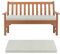Kimgull Bankauflage Sitzkissen Bank Auflage Ersatzpolster Schwamm Bankkissen Mit Reißverschluss Abnehmbarem Schlippabsicher Stuhlkissen Für Schaukeln Fensterbank (110X40X5CM Beige)
